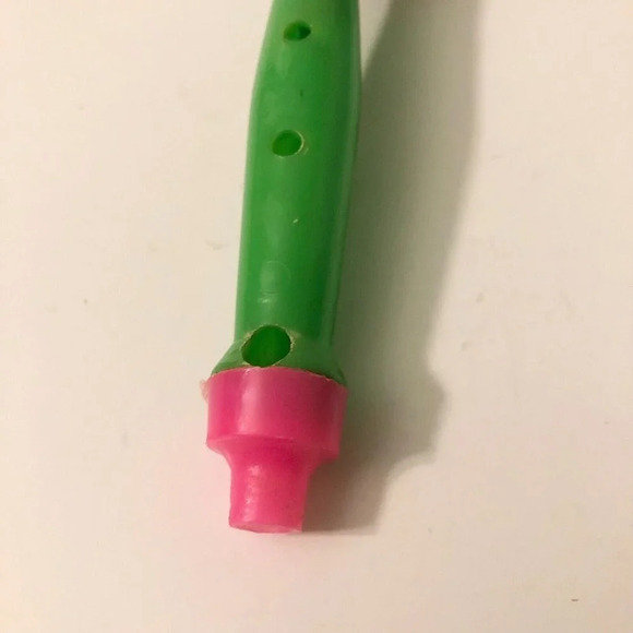 Vintage 1987 Flintstones Bam Bam Canadas Wonderland Drum Toy Rattle - Picture 12 of 13